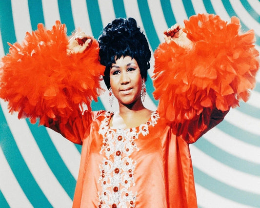 Singer Aretha Franklin Queen Of Soul Retro Picture Poster Photo Print