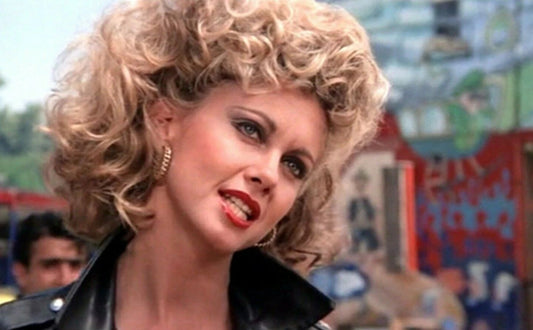 Singer Actress Olivia Newton John In Grease Pin Up Keychain Picture