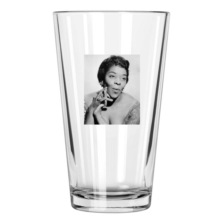 Singer Dinah Washington Photo 'Queen Of The Blues' 3 Pint Beer Drinking Glass