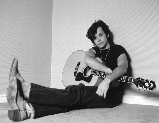 Singer & Guitarist John Cougar Mellencamp Picture Keychain Print