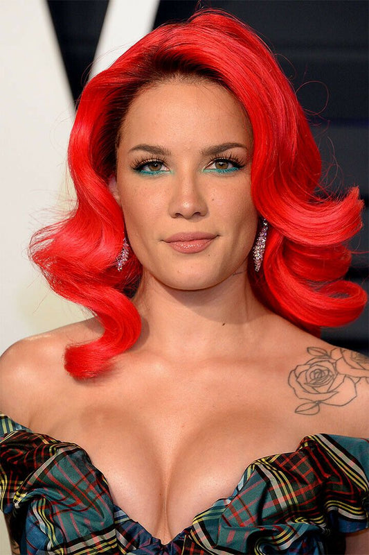 Singer Halsey Ashley Nicolette Frangipane Music Painting Jigsaw Puzzle
