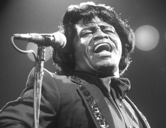 Singer James Brown Godfather Of Soul Concert Picture Keychain Print