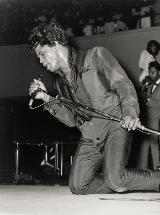Singer James Brown Godfather Of Soul Performance Picture Keychain Print