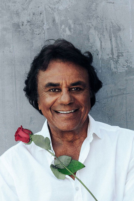 Singer Johnny Mathis Musician Painting Print Jigsaw Puzzle