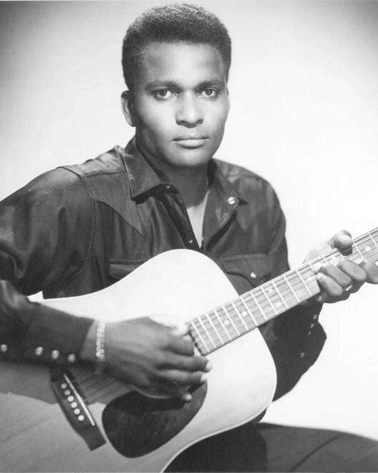 Singer Musician Charley Pride Glossy Keychain Country Music Keychain