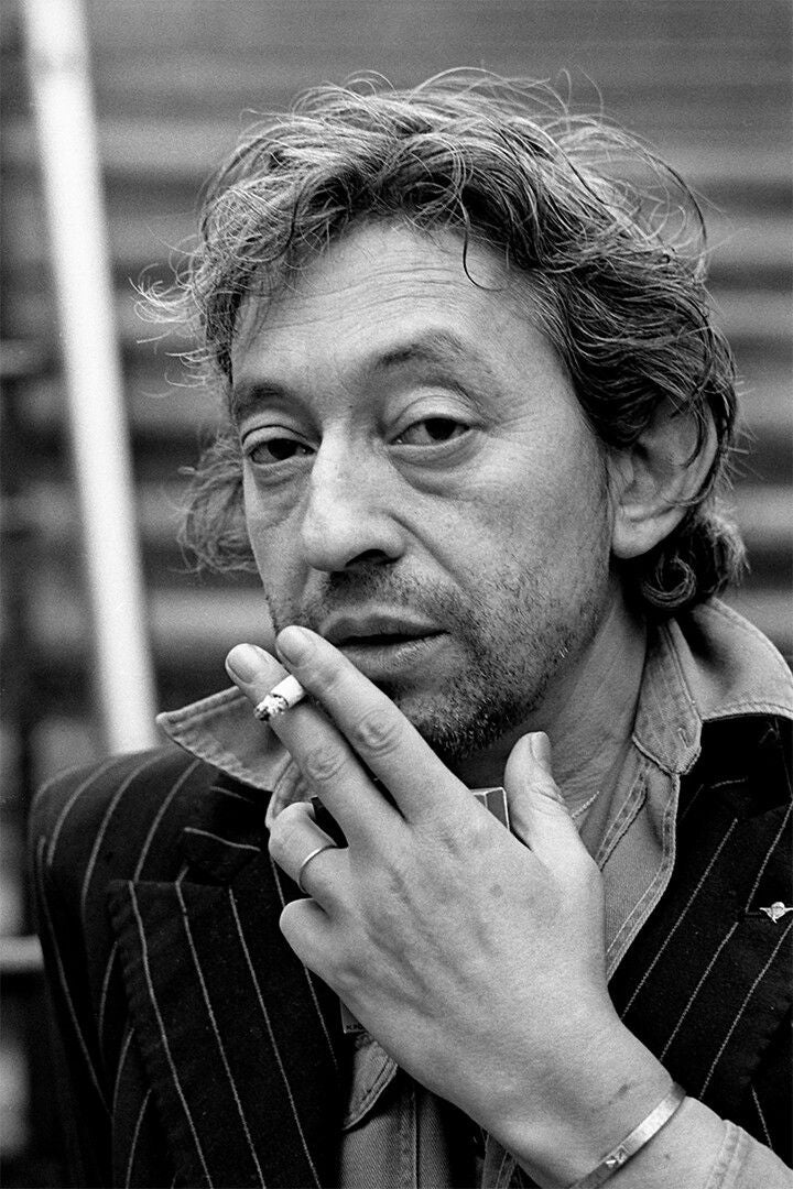 Singer Serge Gainsbourg Director Filmmaker Print Jigsaw Puzzle
