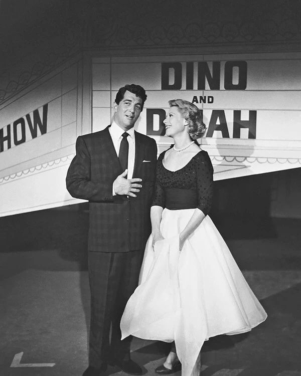 Singers Dinah Shore And Dean Martin Glossy 8X10 Photo Print Celebrities Poster