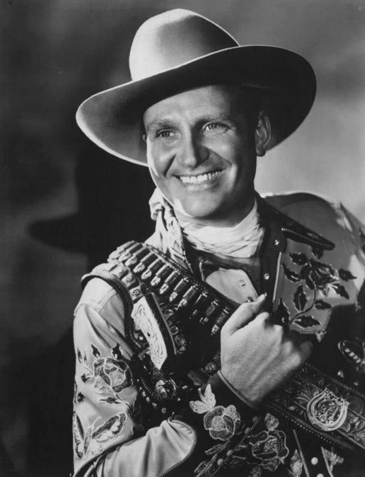 Singing Cowboy Actor Gene Autry Publicity Portrait Picture Keychain Print
