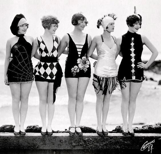 Sirens Of The Sea 1920S Vintage Bathing Beauty Models Poster Photo