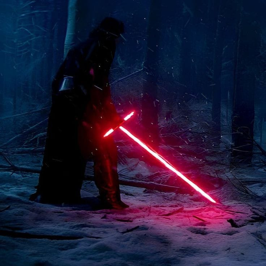 Sith Warrior Red Sword 8421 Print Poster