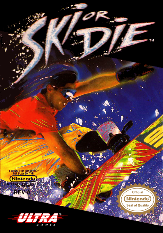 Ski Or Die (Usa) Nes Print Poster