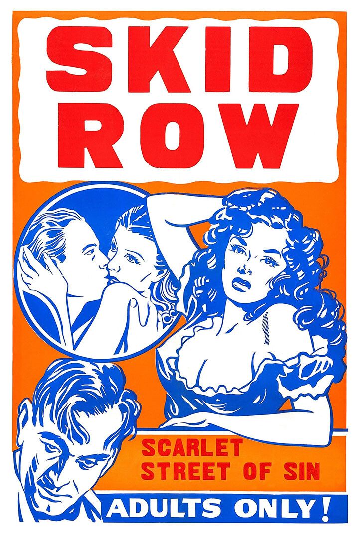 Skid Row 1940S Adult Entertainment Vintage Style Movie Jigsaw Puzzle