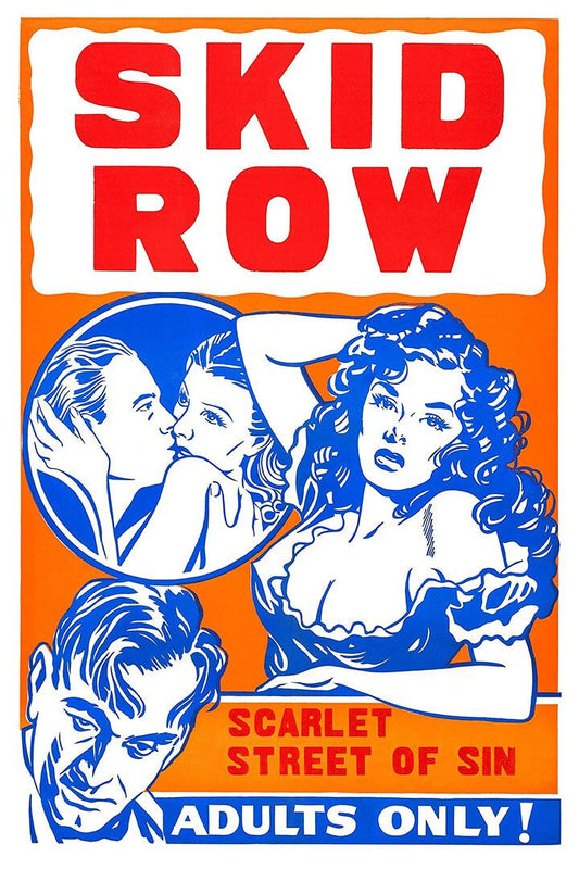 Skid Row 1940S Adult Entertainment Vintage Style Movie Jigsaw Puzzle