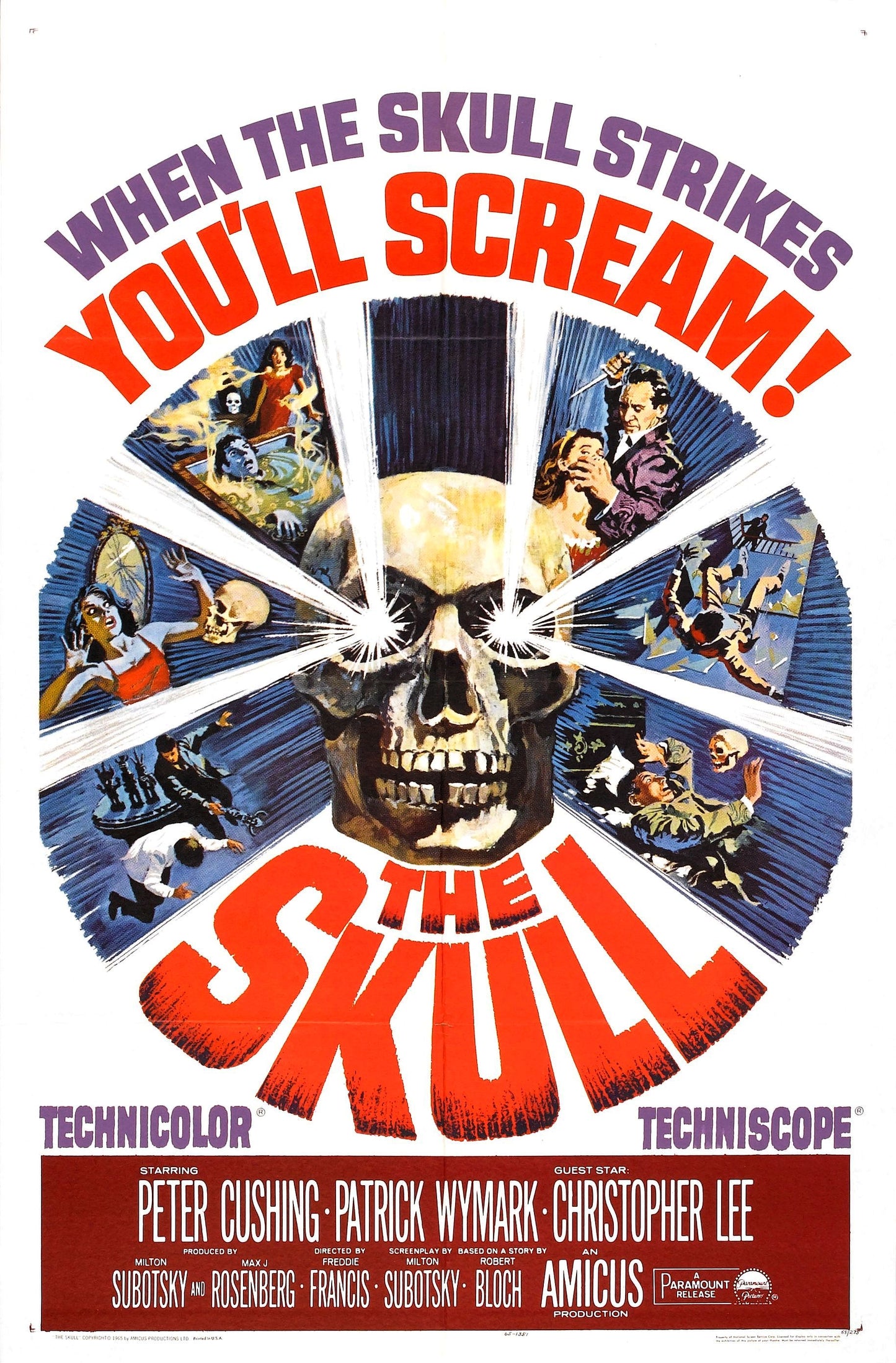 Skull 01 Movie Magnet