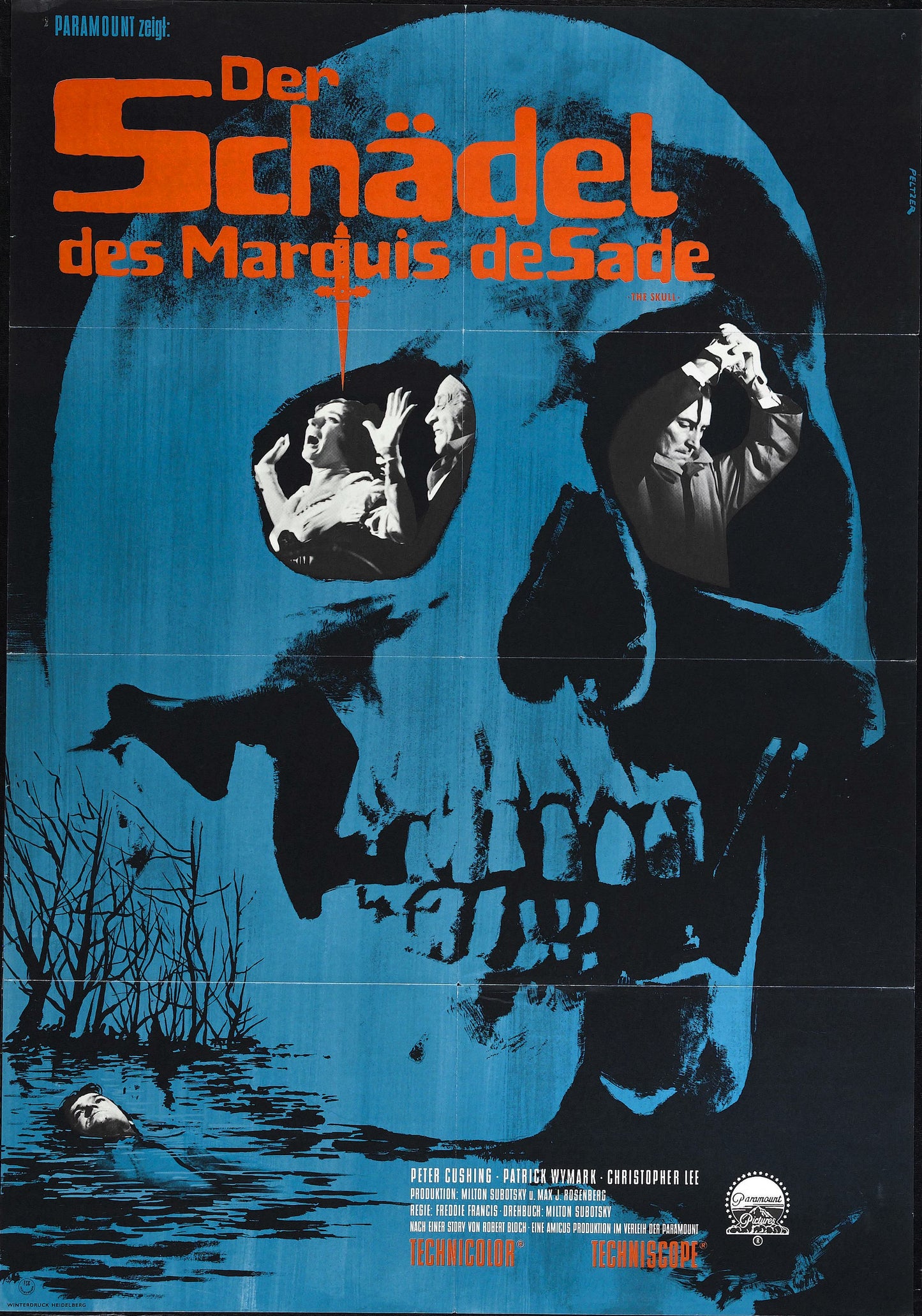 Skull 03 Movie Magnet
