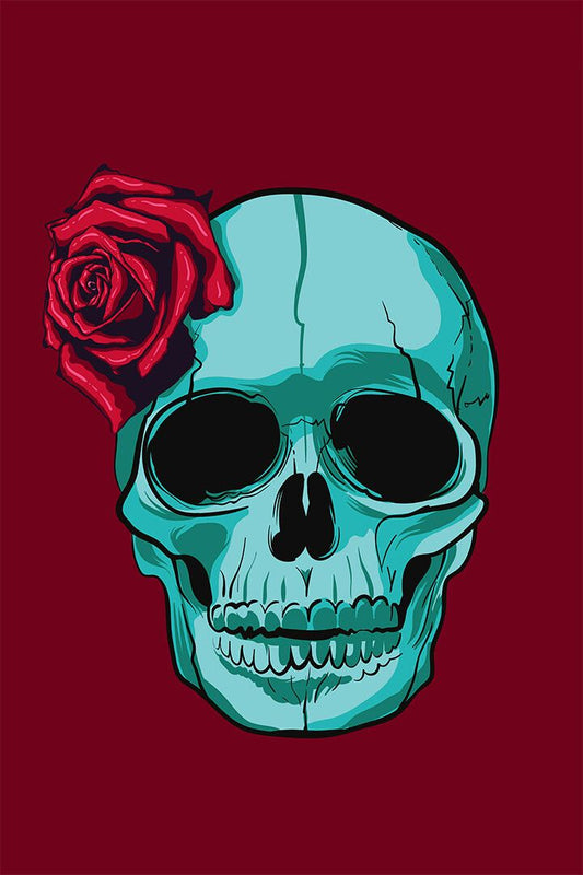 Skull Psychedelic Death Illustration Mystical Jigsaw Puzzle