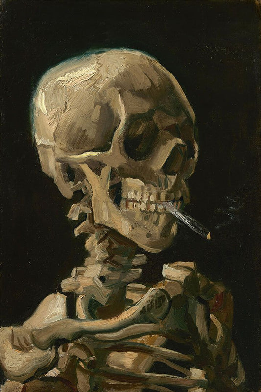 Skull Van Gogh Still Life Painting Famous Jigsaw Puzzle