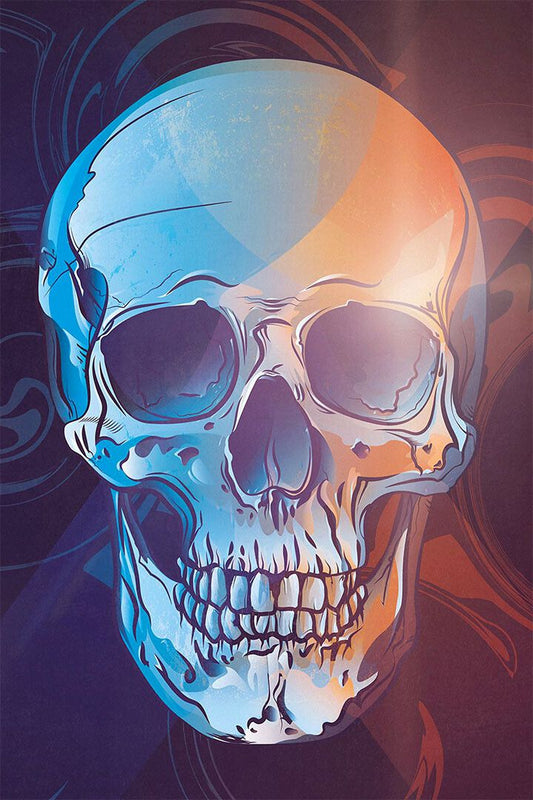 Skulls Head Smooth Cartoon Horror Fantasy Jigsaw Puzzle