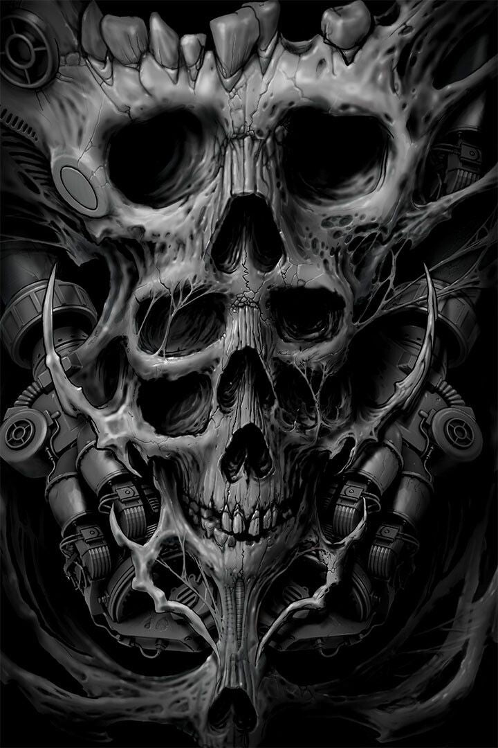 Skulls Head Smooth Fantasy Design Print Jigsaw Puzzle