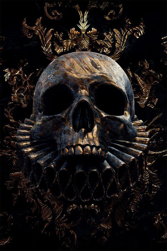 Skulls Head Smooth Horror Fantasy Print Jigsaw Puzzle