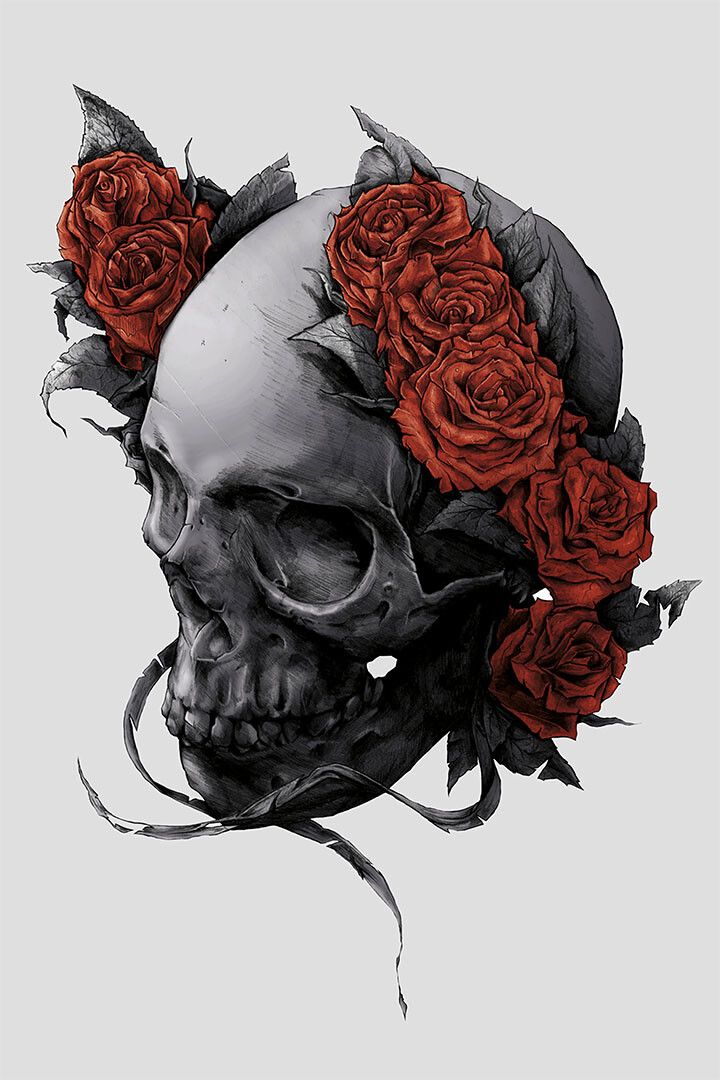 Skulls Wormhead Smooth Fantasy Design Print Jigsaw Puzzle