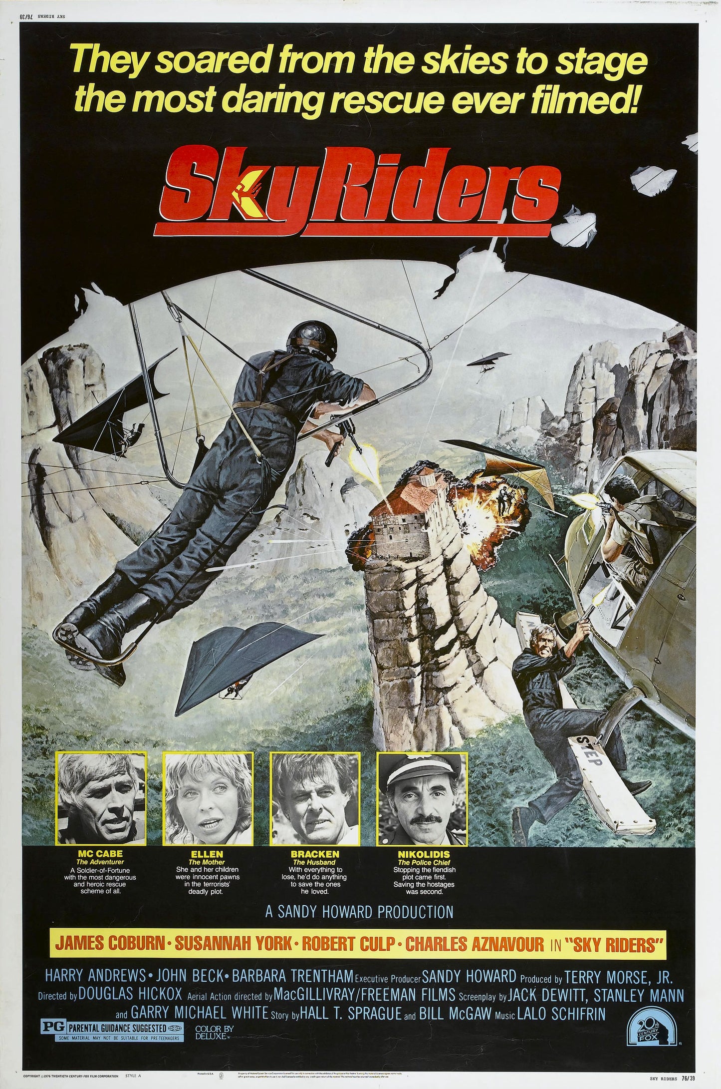 Sky Riders 01 Movie Magnet