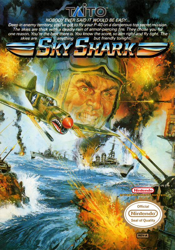 Sky Shark (Usa) Nes Print Poster