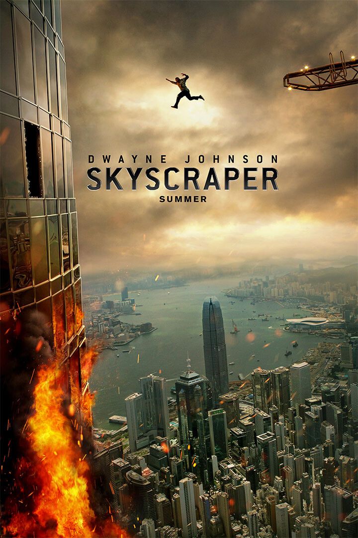 Skyscraper 2018 Movie Dwayne Johnson Action Thriller Jigsaw Puzzle