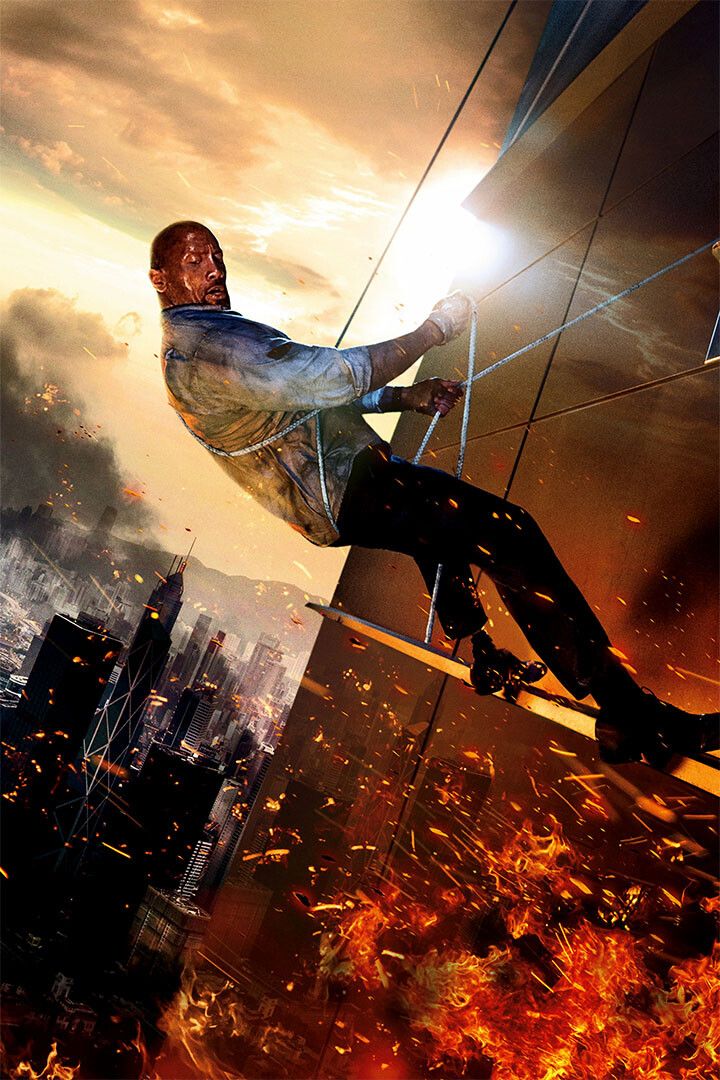 Skyscraper 2018 Movie Dwayne Johnson Adventure Print Jigsaw Puzzle