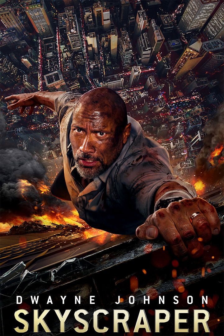 Skyscraper 2018 Movie Dwayne Johnson Thriller Action Jigsaw Puzzle