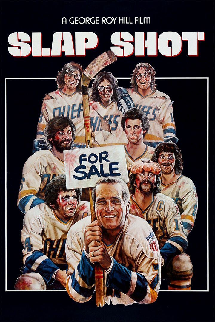 Slap Shot Classic Movie Print Painting Jigsaw Puzzle