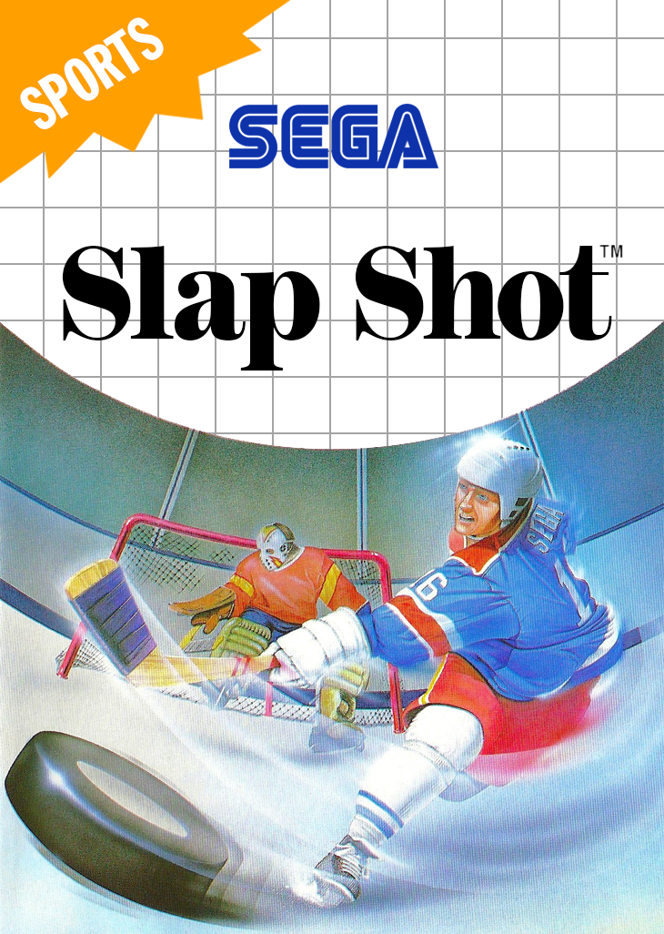 Slap Shot Sega Master System Print Poster