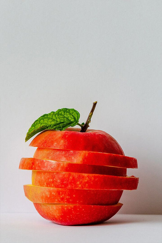 Sliced Red Apple Fruits Art Wall Decor Jigsaw Puzzle
