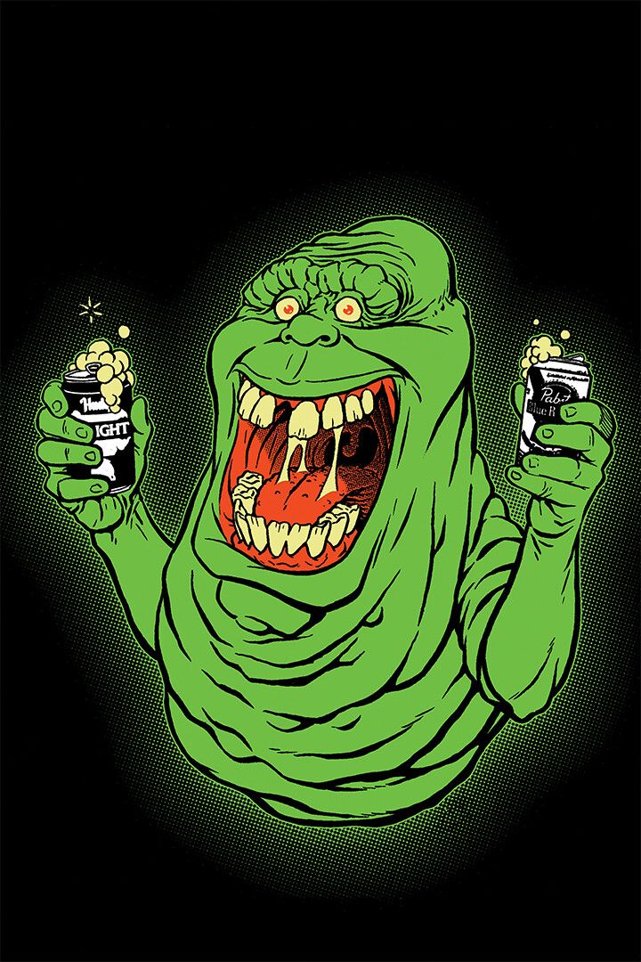 Slimer And The Ghostbusters Art Home Decor Jigsaw Puzzle