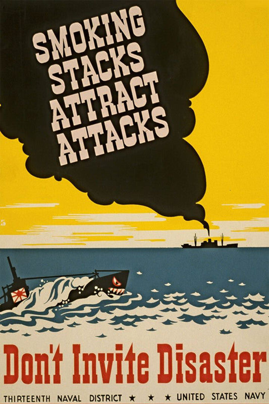 Smoking Stacks Attract Attacks Print Jigsaw Puzzle