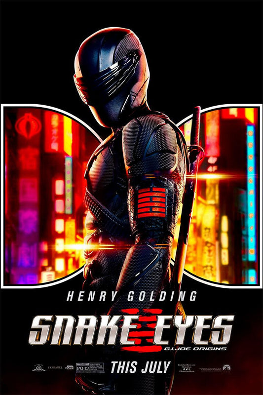 Snake Eyes Movie Gi Joe Origins Painting Jigsaw Puzzle