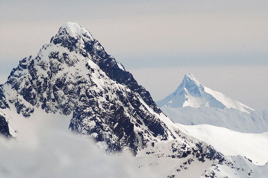 Snow Capped Mountains Top Art Wall Decor Jigsaw Puzzle
