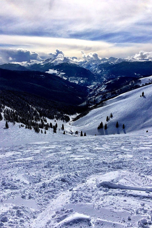 Snow Covered Slopes Above The Breckenridge Ski Resort Wall Decor Jigsaw Puzzle