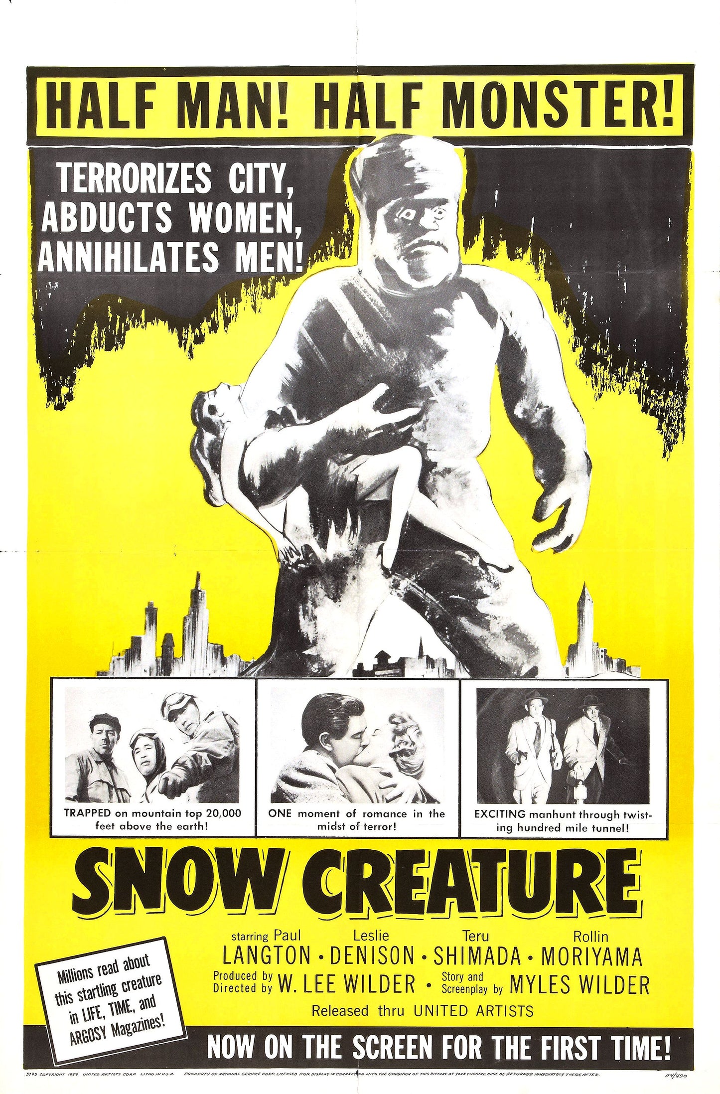 Snow Creature 01 Movie Magnet