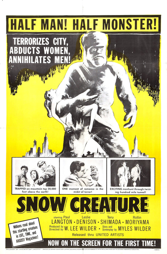 Snow Creature 01 Movie Magnet
