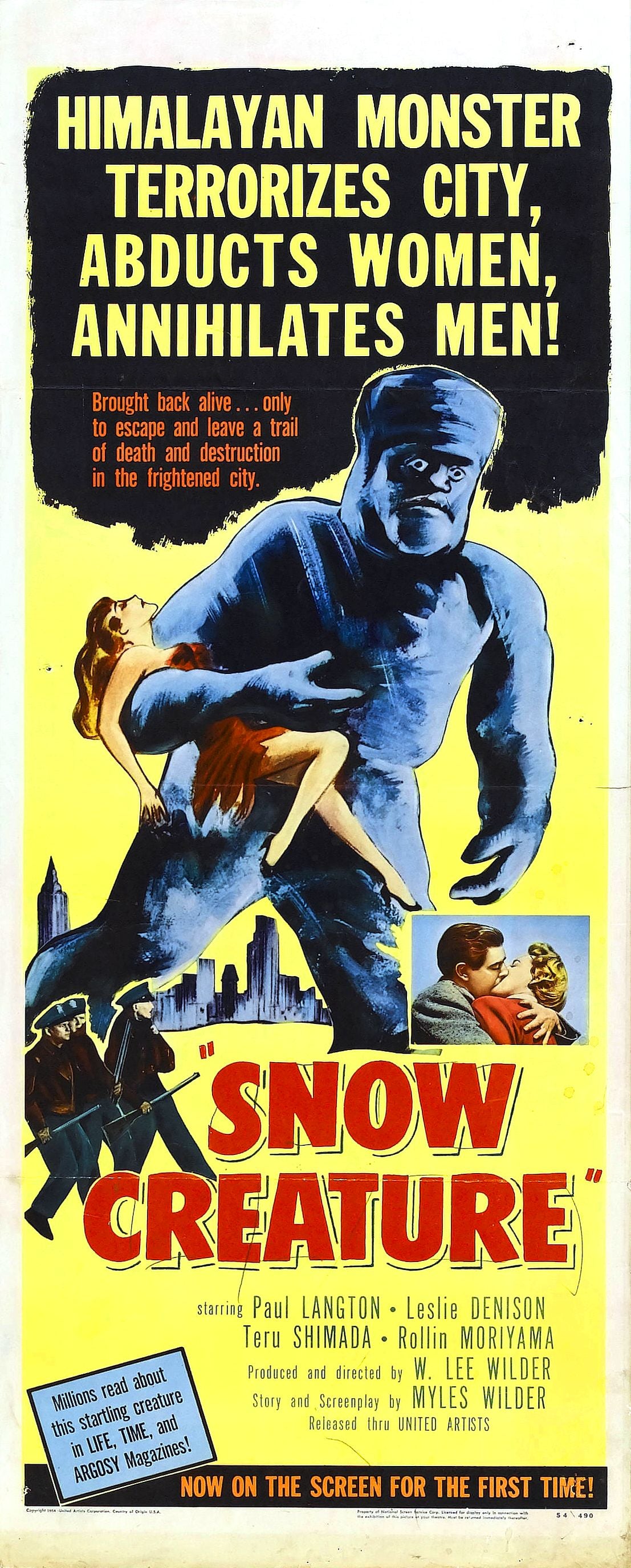 Snow Creature 02 Movie Magnet
