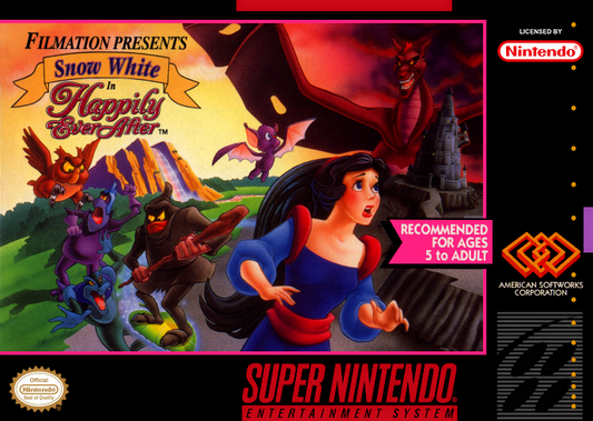 Snow White In Happily Ever After (Usa) Snes Print Poster