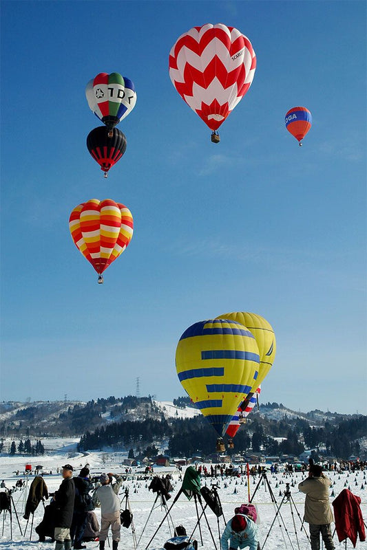 Snowmass Balloon Festival Excitement Event Print Wall Home Decor Jigsaw Puzzle