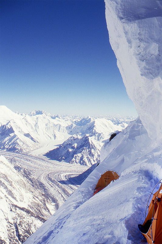 Snowy K2 Expedition In Winter Under The Sky Jigsaw Puzzle