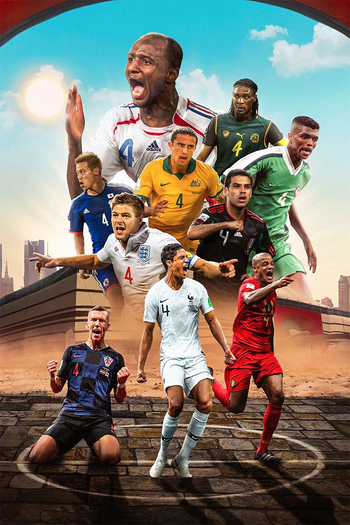 Soccer Number 4 Vieira Kanu Cahill Marquez Gerrard Wall Decor Jigsaw Puzzle