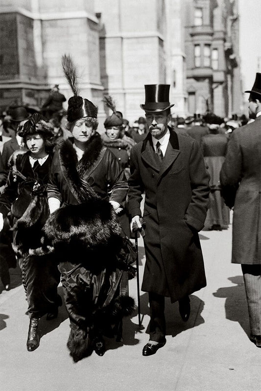 Society On Fifth Avenue On Palm Sunday Jigsaw Puzzle