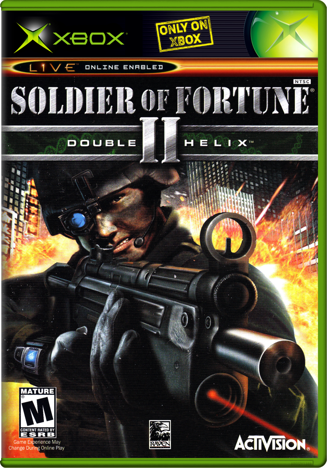Soldier Of Fortune Ii Double Helix Xbox Print Poster