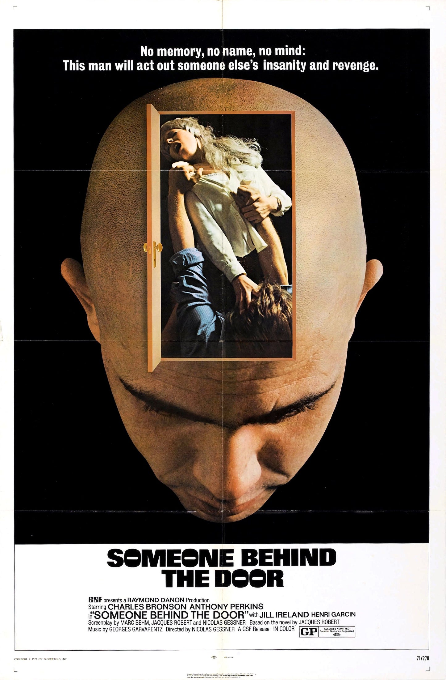 Someone Behind Door 01 Movie Magnet