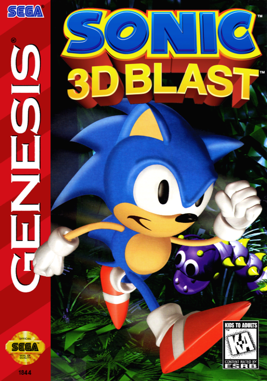 Sonic 3D Blast (Usa) Genesis Print Poster