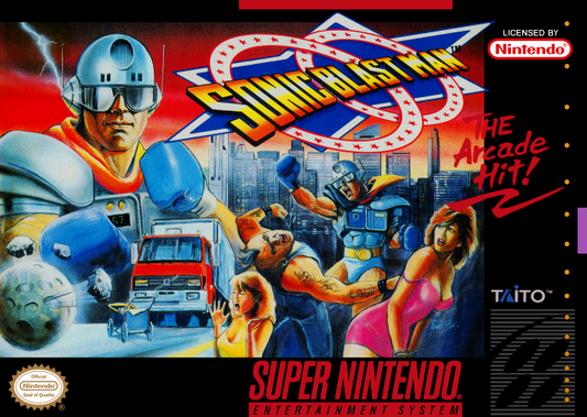 Sonic Blast Man (Usa) Snes Print Poster